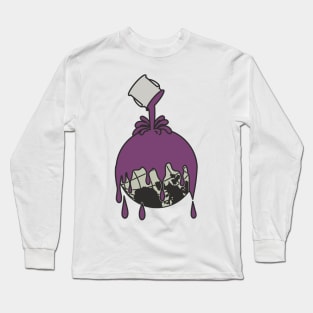 Real Paint (Purple) Long Sleeve T-Shirt